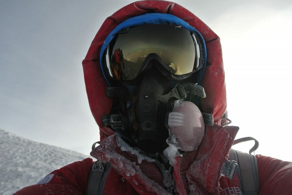 Everest summit selfie