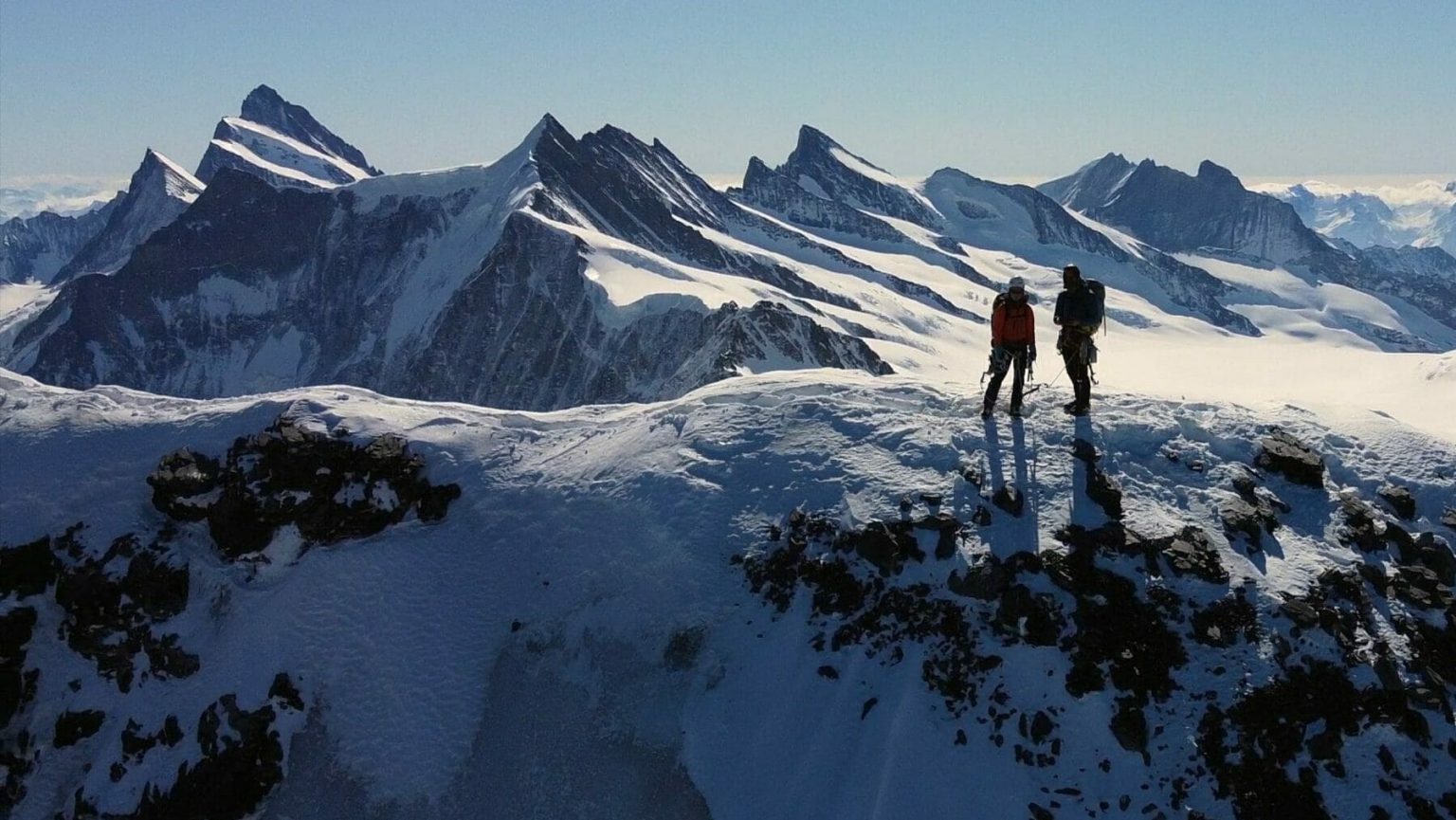 The Narrow-Ridged Summit of The Eiger