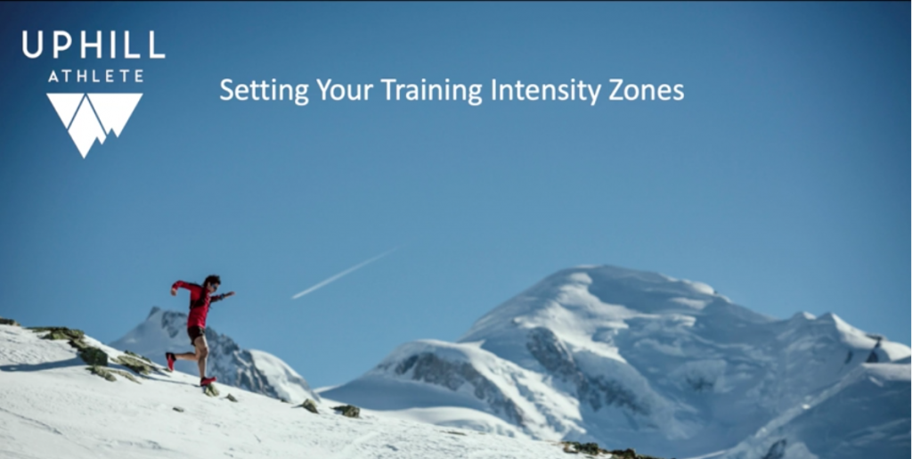 Setting training intensity zones