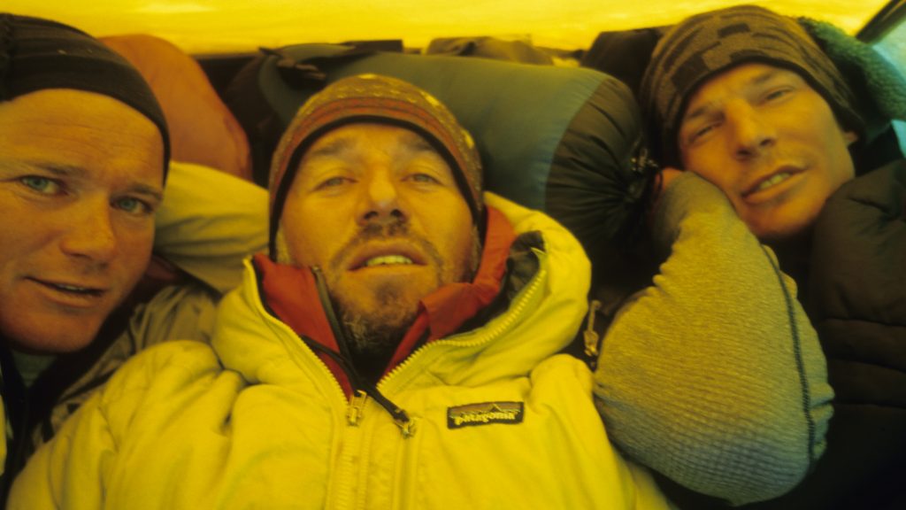 Marko Prezelj, Barry Blanchard, Steve House circa 2002