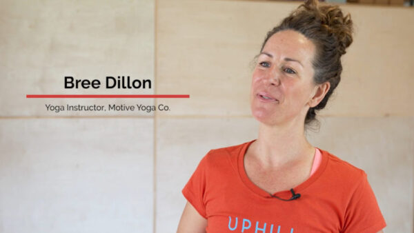 Yoga instructor Bree Dillon