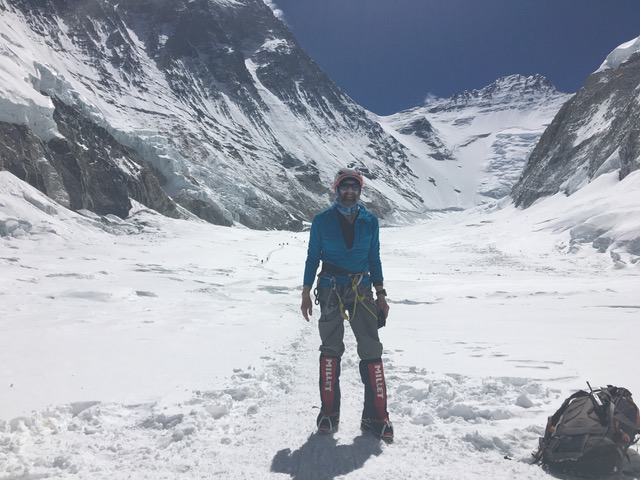 Sugarman at Camp 1, Mount Everest