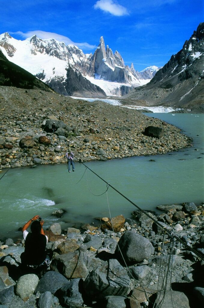 Iconic hike in Patagonia at Cerro Torre.