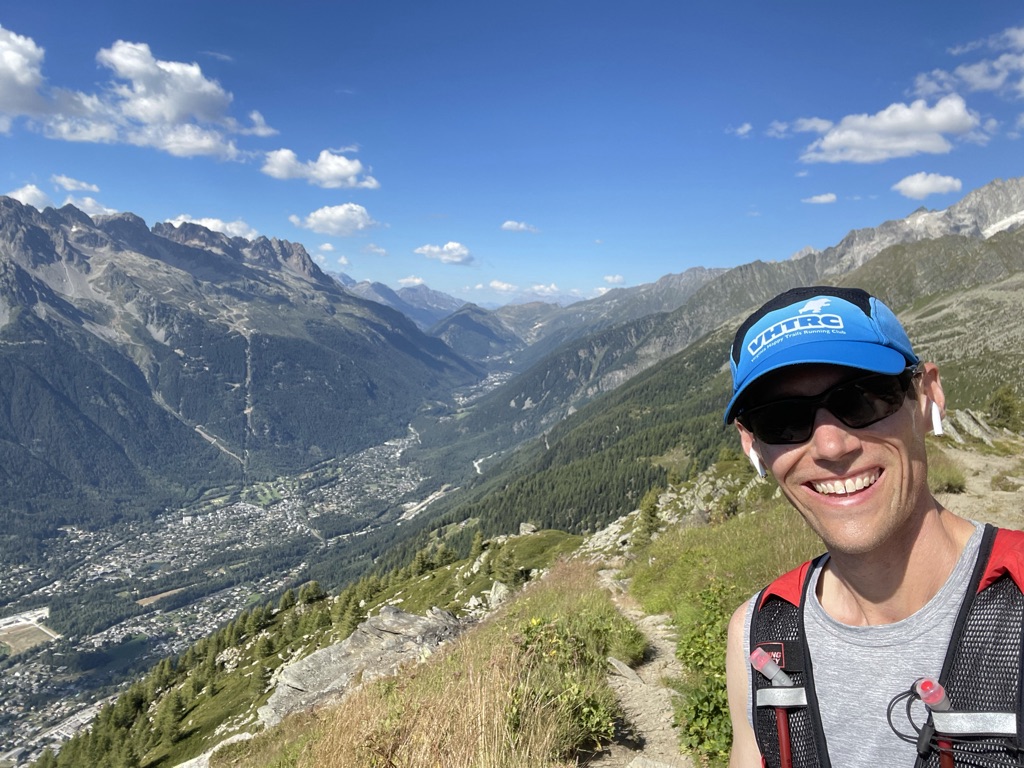 Training high above the Chamonix Valley