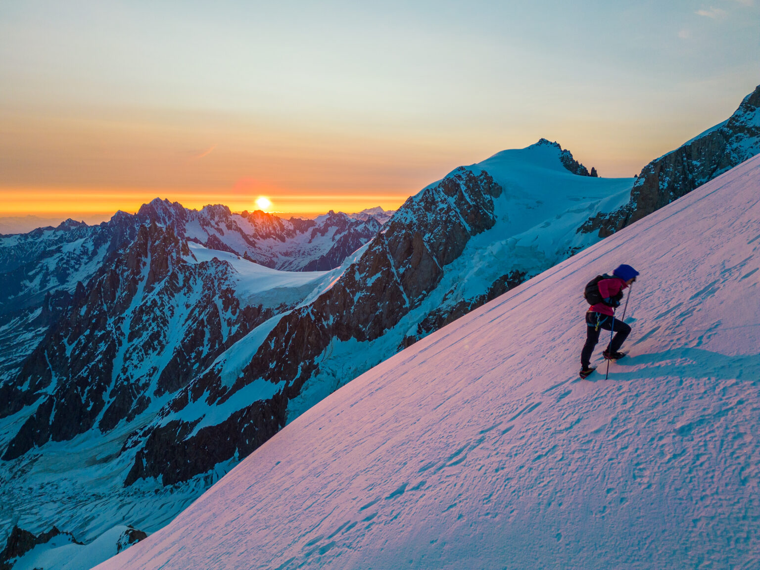 Mountain running and climbing