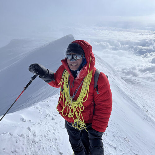 Ishidera on the summit. The two took a few hours to return to high camp, reaching their tent around midnight. “I realized that my understanding of training, or at least the training I did in the past, was completely wrong,” he says. Uphill Athlete helped him to understand a few key concepts: 1) Heart-rate zoning, 2) Training cycles and methodology, 3) Recovery, and 4) Sport-specific training. “I had never done a weighted-heel hike before, and it certainly strengthened my climbing ability, particularly this time on Denali,” he says. “Understanding the training method was tremendously helpful, and I felt much stronger in terms of core strength and endurance. I could tell from trail running on the same routes [as before]that I could run faster.” Photo: Hikari Mori